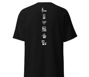NoTa Coffee Stain Logo T-shirt (back)